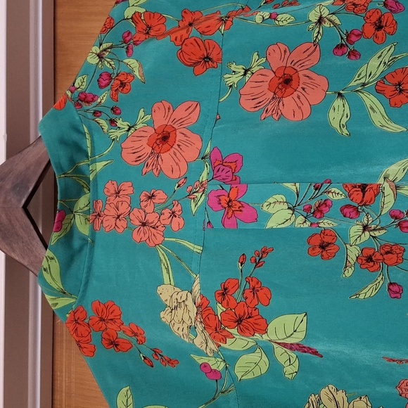 Susan Graver Floral Jacket size 3X - Picture 6 of 10